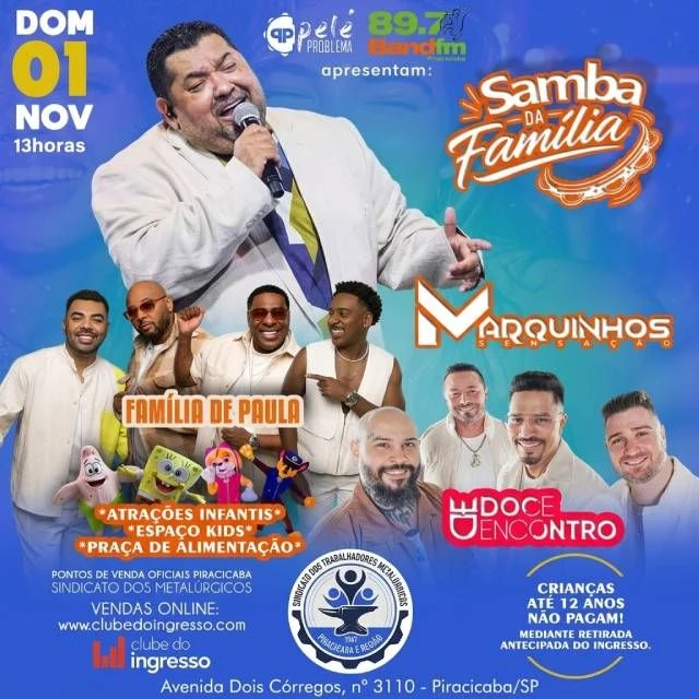 Arte oficial — Samba da Família