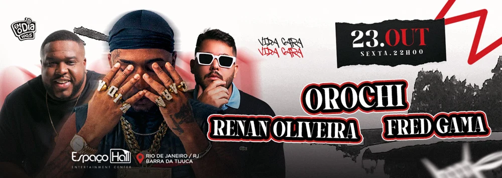 Arte oficial — Orochi, Renan Oliveira e Djs