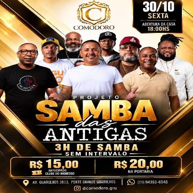 Arte oficial — Projeto Samba das Antigas