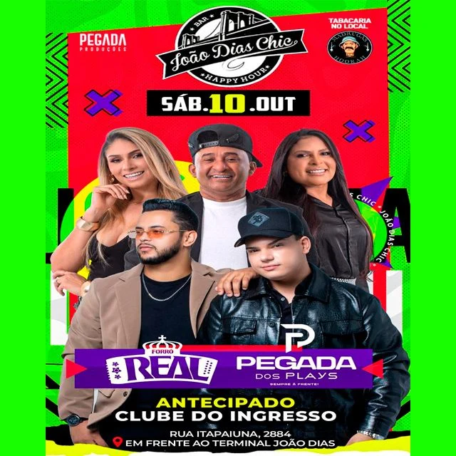Arte oficial — Forró Real + Pegada dos Plays