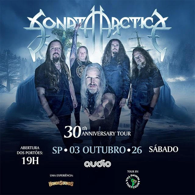 Arte oficial — Sonata Arctica - 30th Anniversary Tour