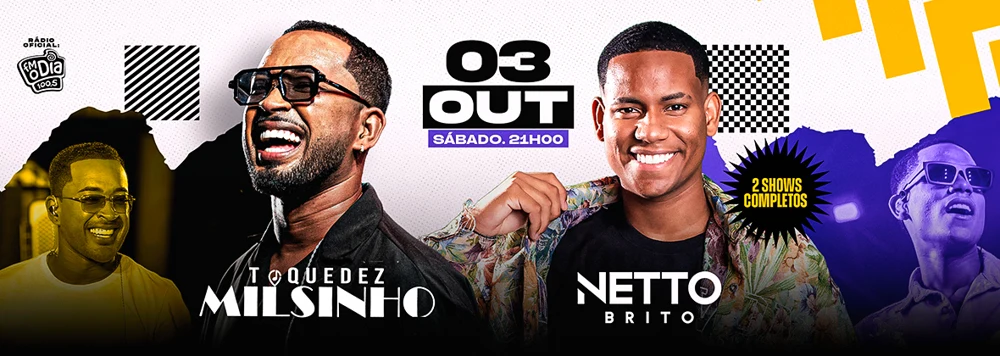 Arte oficial — Toque Dez e Netto Brito