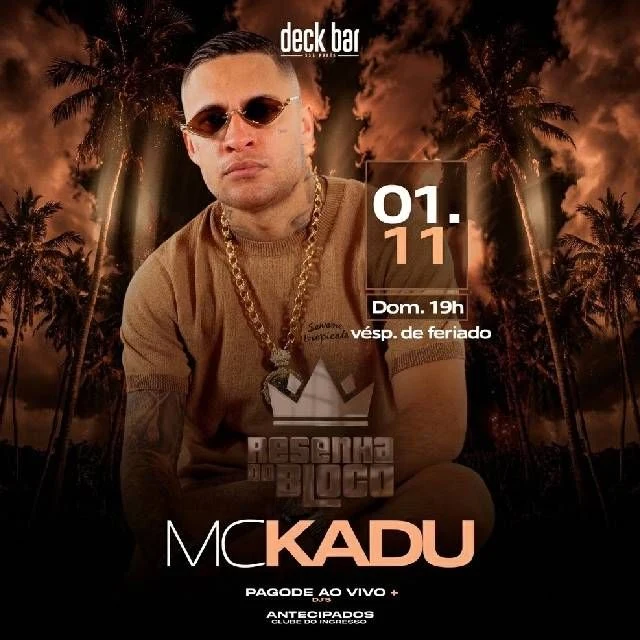 Arte oficial — Bloco do Rei - Temporada de Inverno - MC Kadu