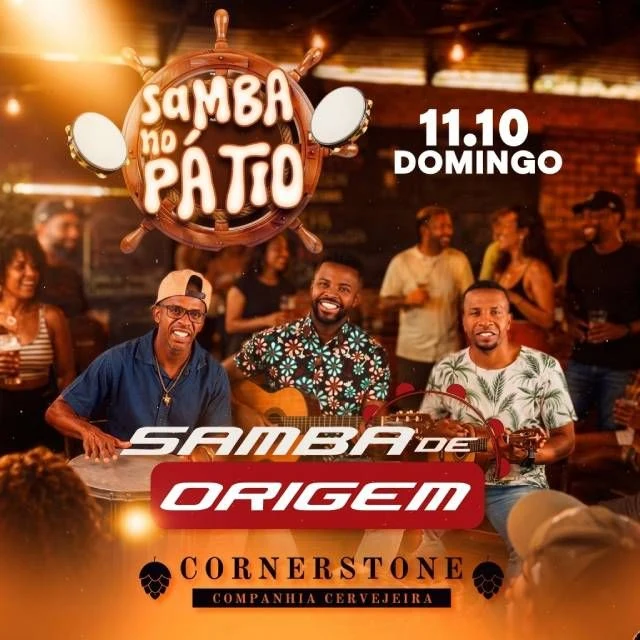 Arte oficial — Samba no Pátio Cornerstone