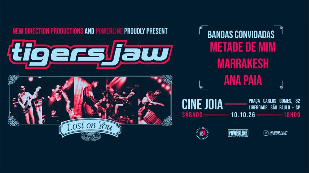 Arte oficial — TIGERS JAW (EUA)