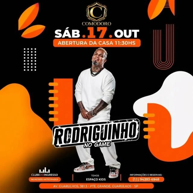 Arte oficial — Rodriguinho no Comodoro