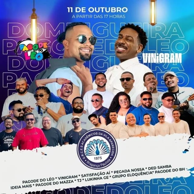 Arte oficial — Domingueira do Pagode do Léo e Convidados