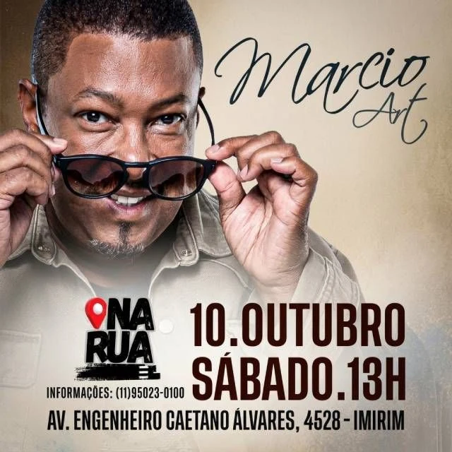Arte oficial — Márcio Art no NaRua