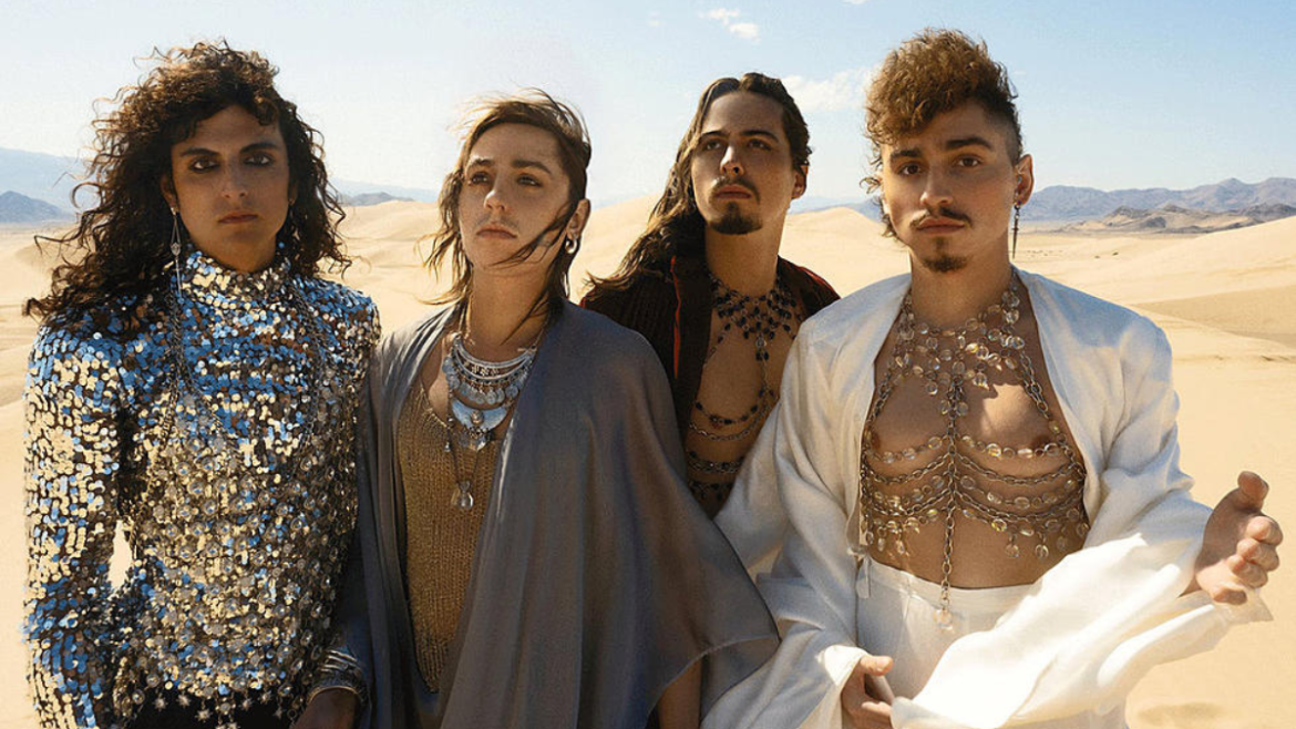 Greta Van Fleet em fotografia promocional de Palace For The People